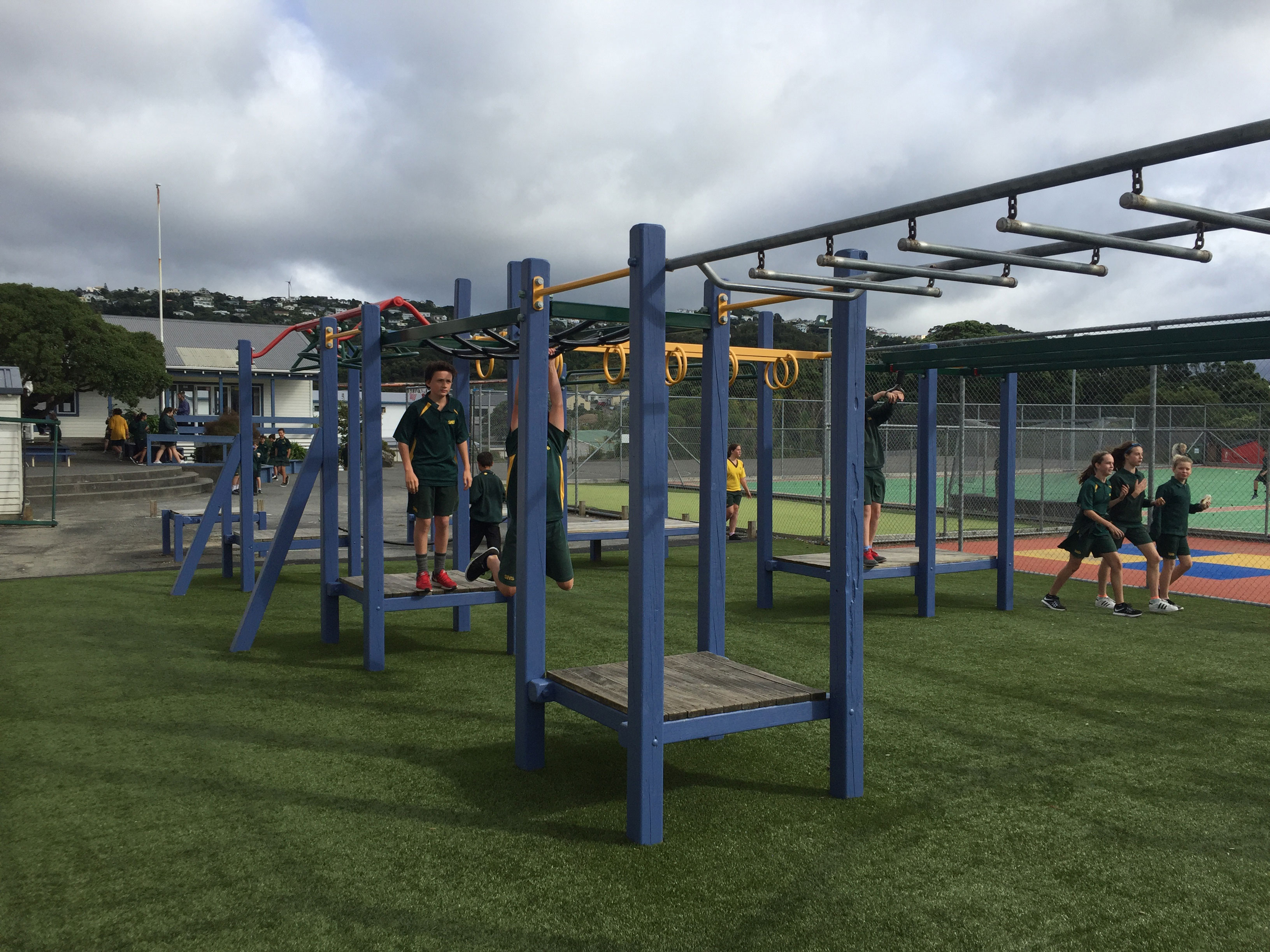 school playground, fall protection, play equipment
