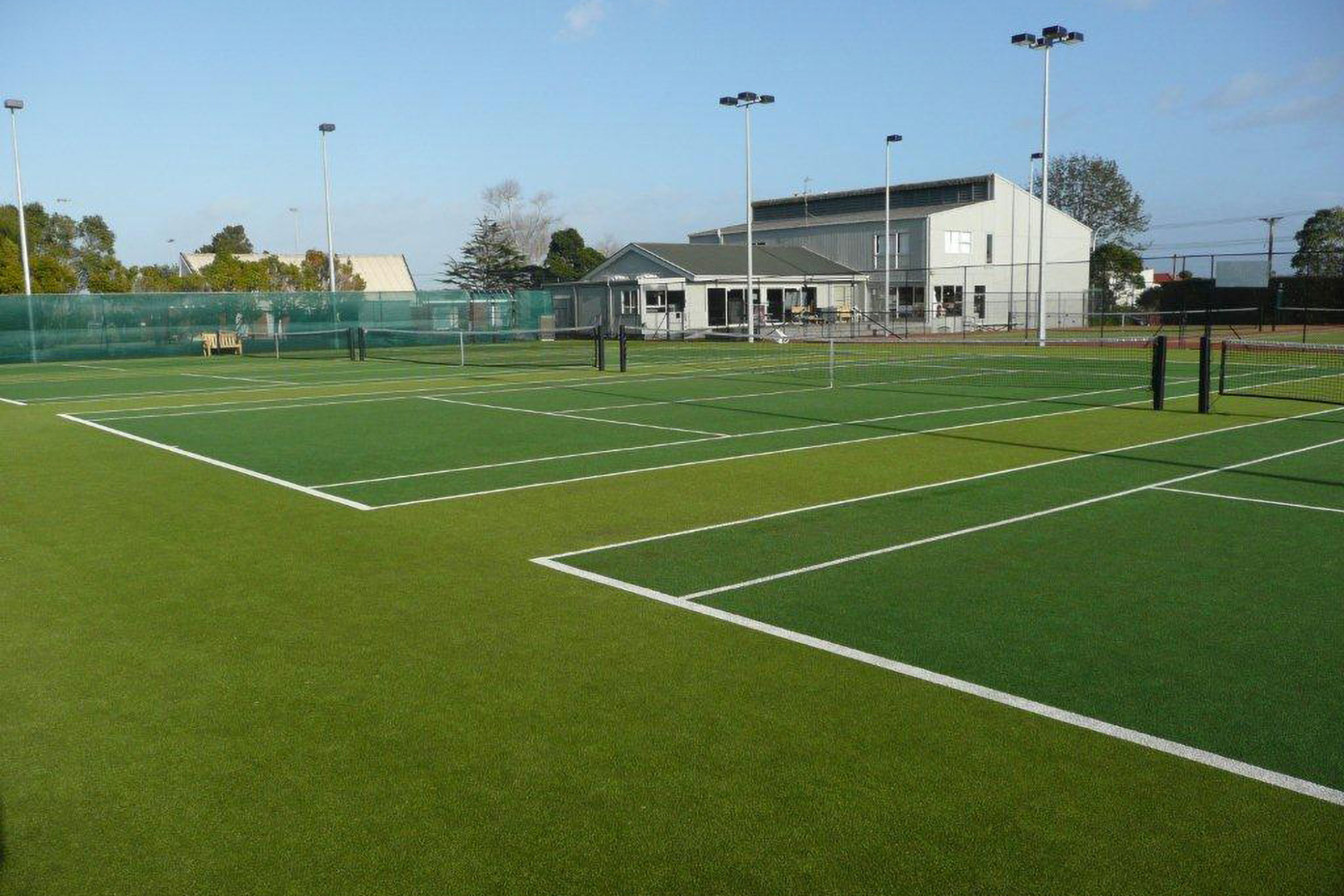 tennis courts